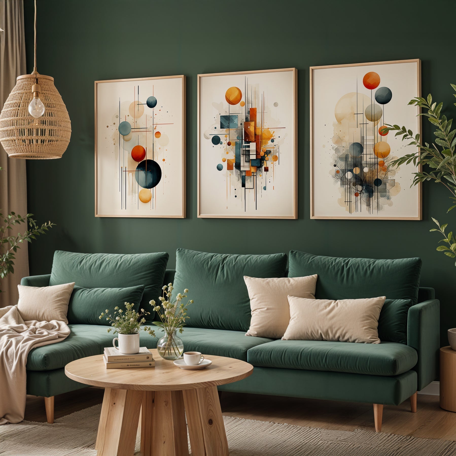 Gallery Wall Set in Lifestyle Setting