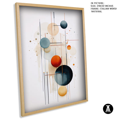 Sample Artwork in Italian Wood Framing Natural