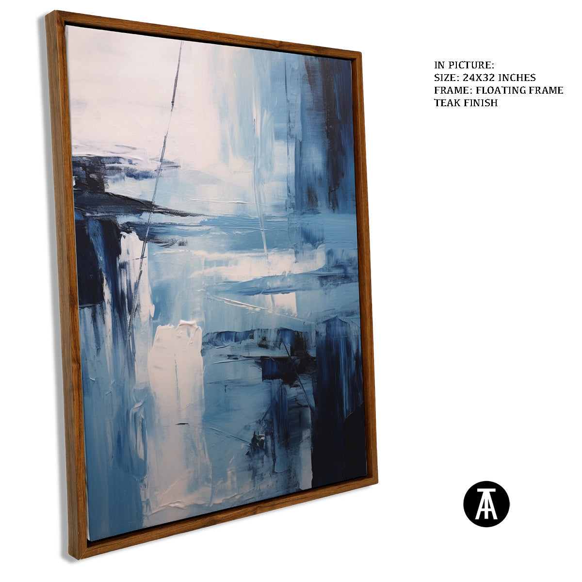 Sample Artwork in Floating Frame