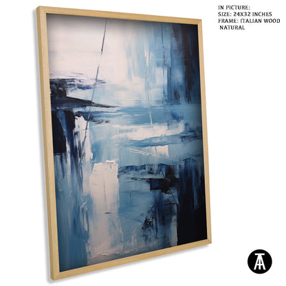 Sample Artwork in Italian Wood Framing Natural