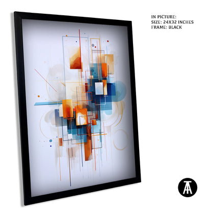 Sample Artwork in Black Frame