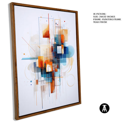 Sample Artwork in Floating Frame