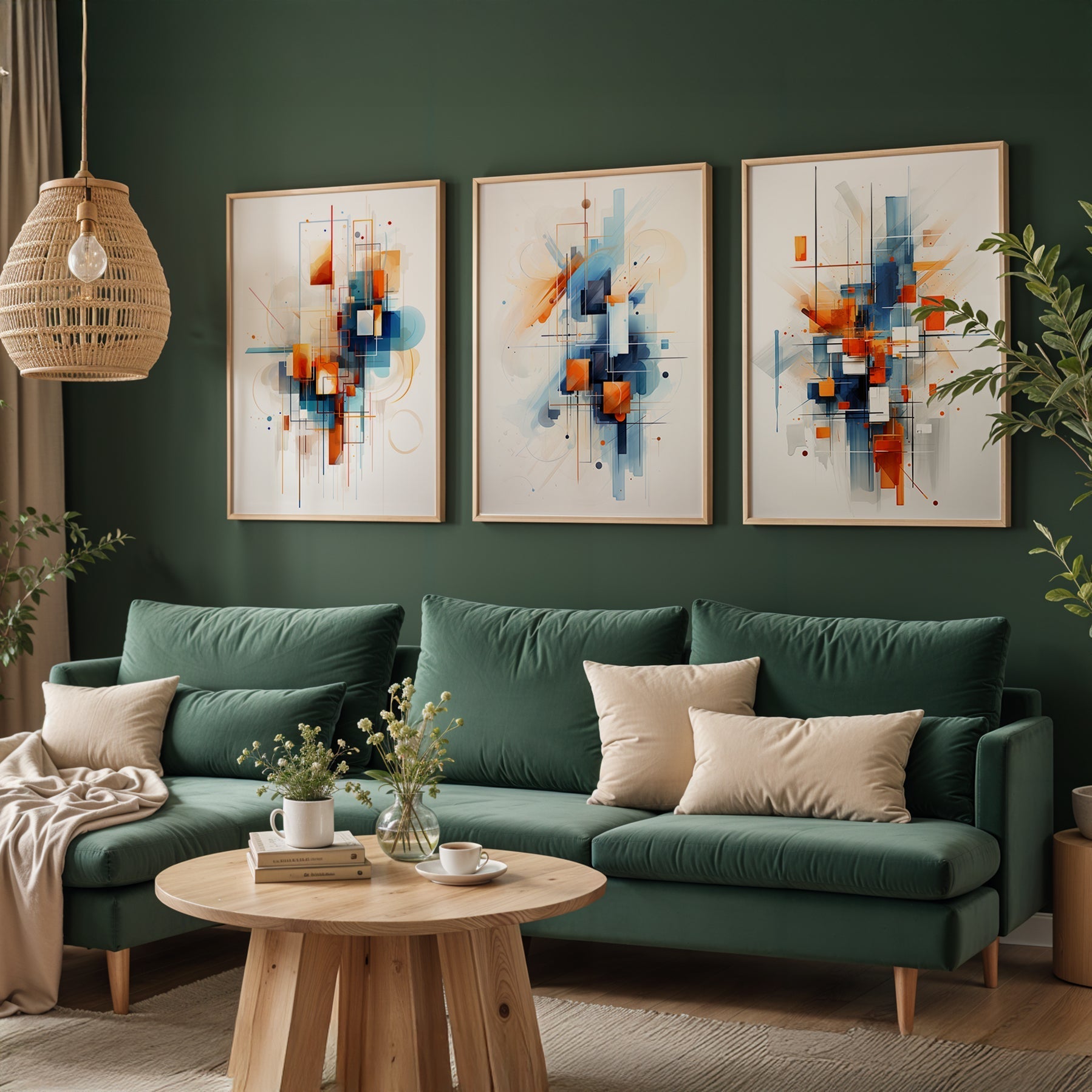 Gallery Wall Set in Lifestyle Setting