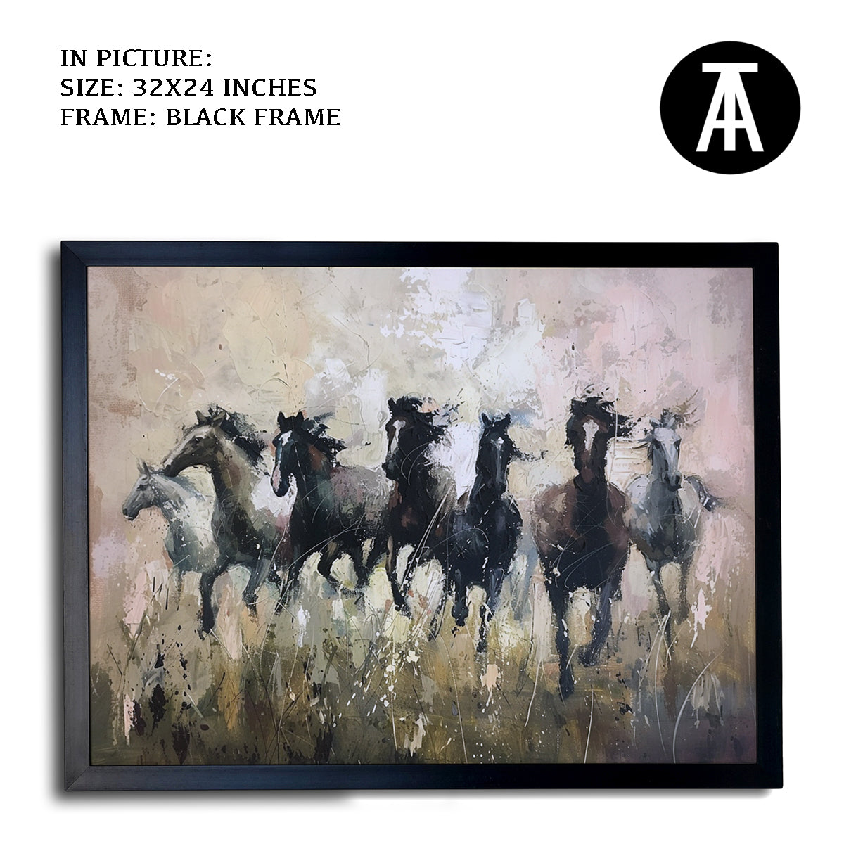 Artwork in Metal Earling Silver Frame