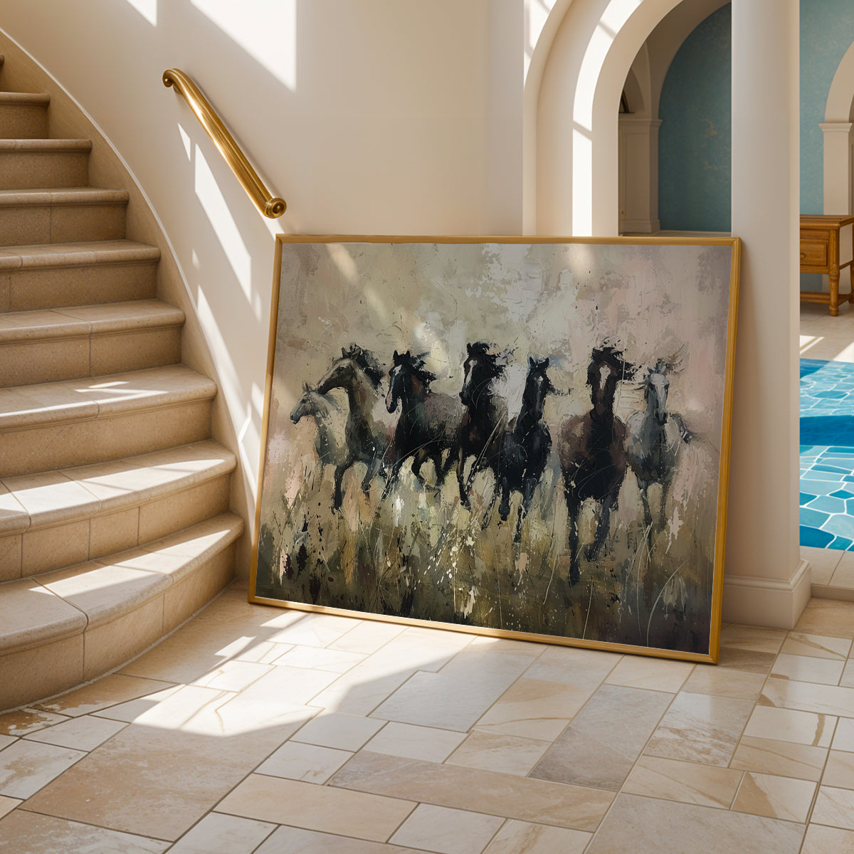 Indian Painting in a Lifestyle Setting