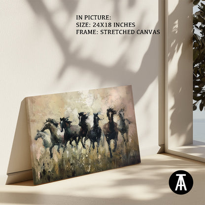 Artwork in Natural Wood Frame