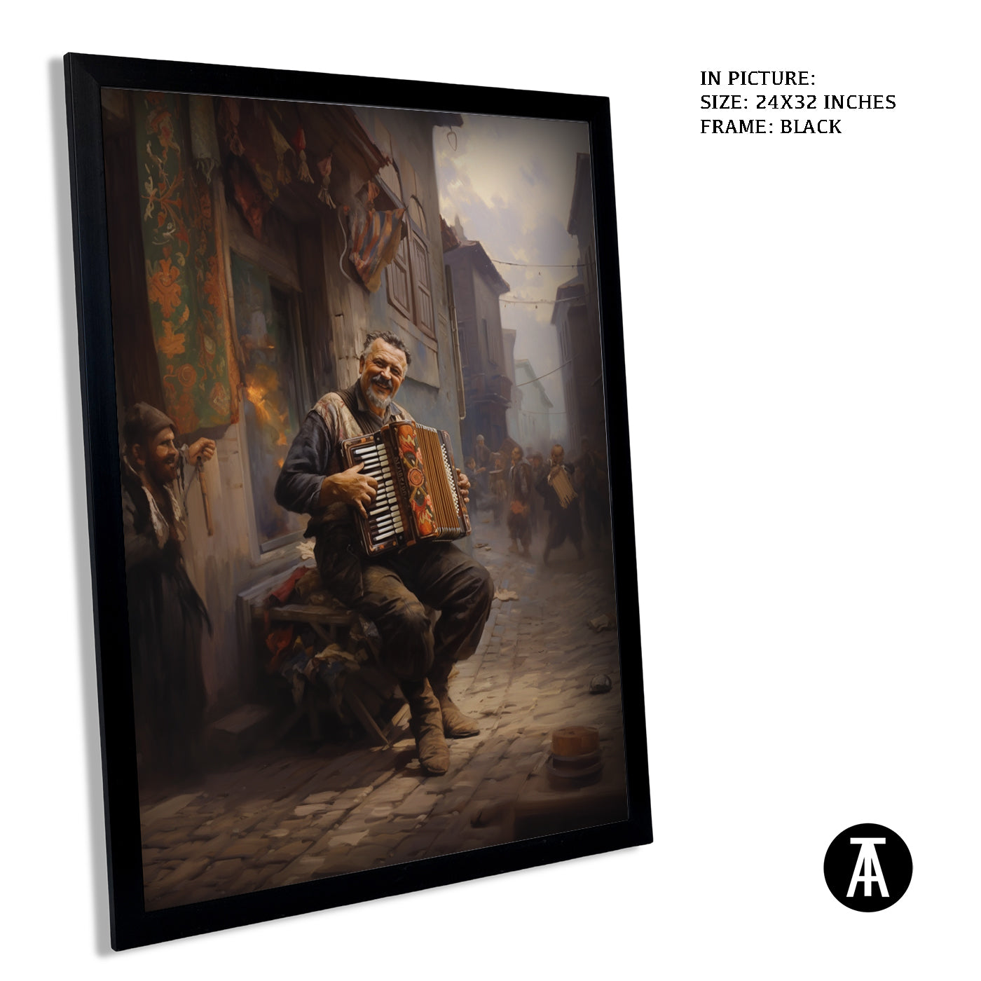 Artwork in Metal Earling Silver Frame