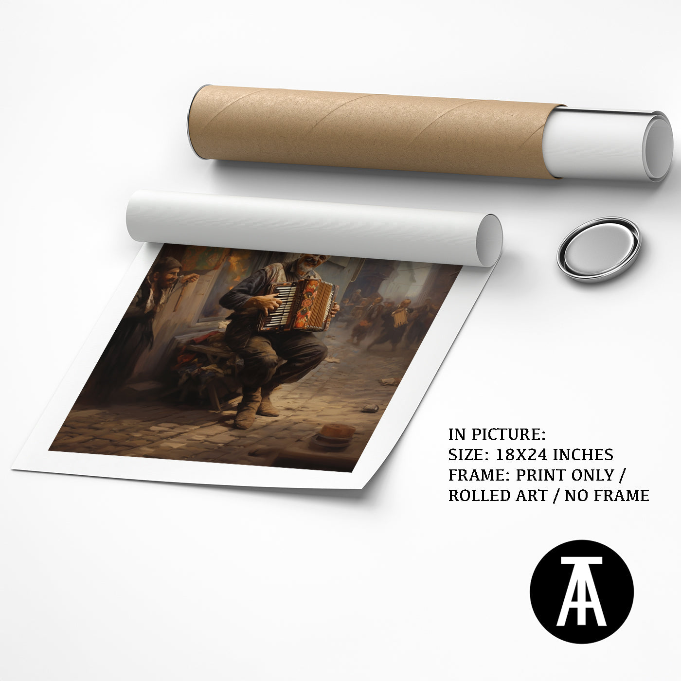 Artwork as Print Only or Rolled Art