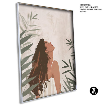 Artwork in Metal Earling Silver Frame