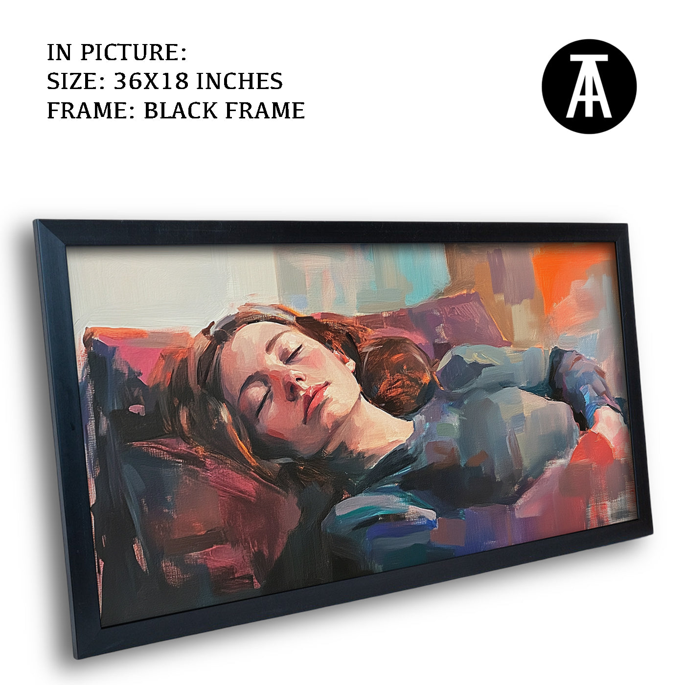 Artwork in Metal Earling Silver Frame