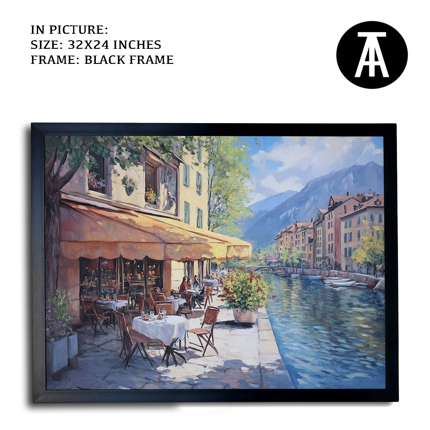 Artwork in Metal Earling Silver Frame