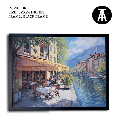 Artwork in Metal Earling Silver Frame