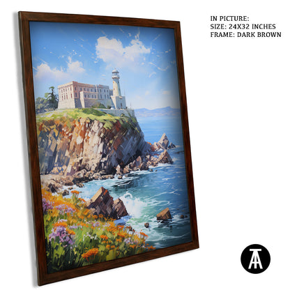 Artwork in Metal Champagne Gold Frame