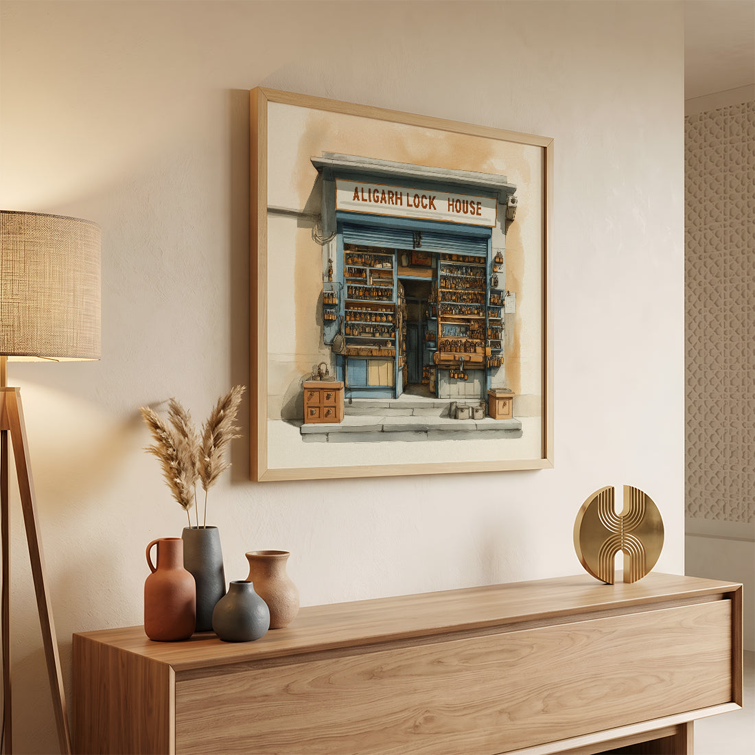 Indian Art in a Lifestyle Setting