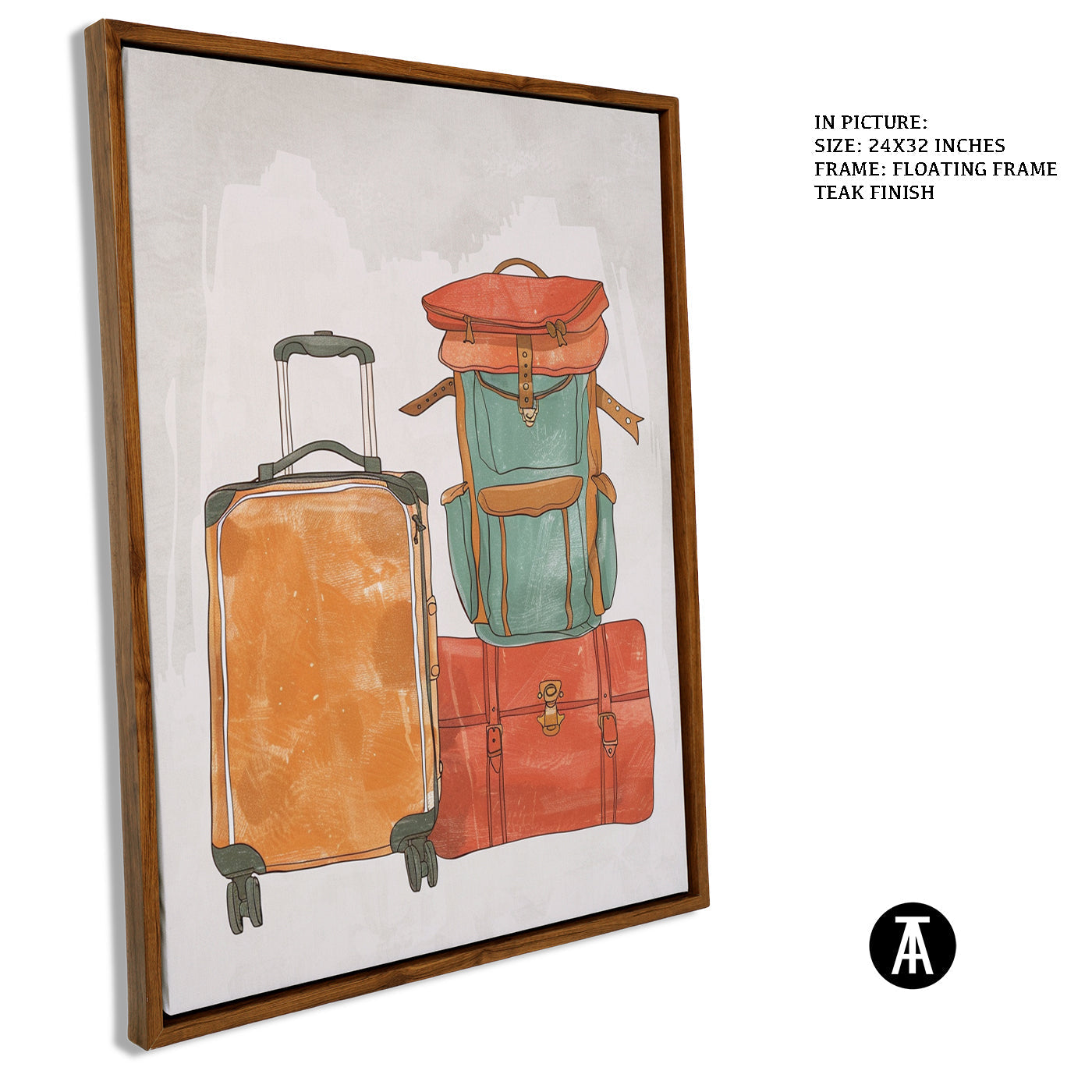 Artwork in Floating Frame