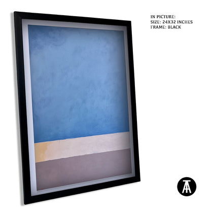 Sample Artwork in Black Frame