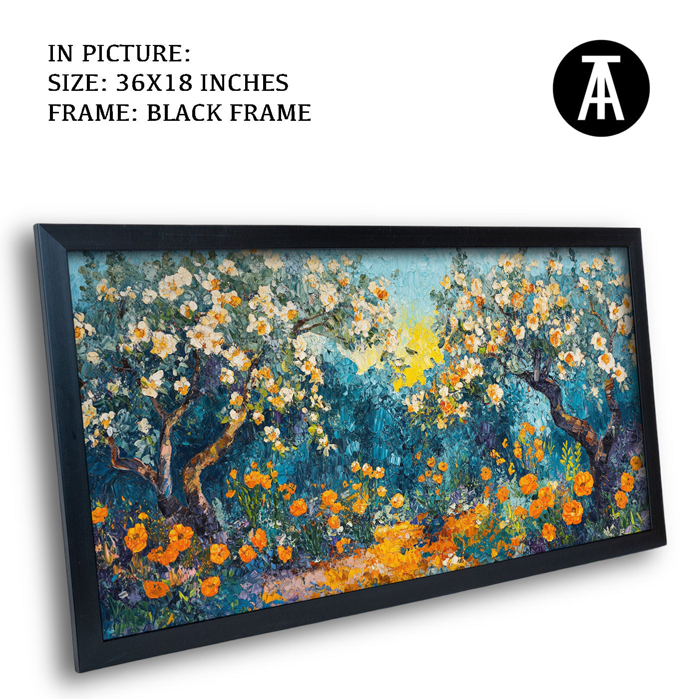 Artwork in Metal Earling Silver Frame