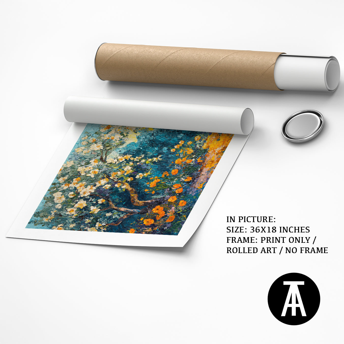 Artwork as Print Only or Rolled Art
