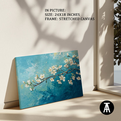 Artwork in Natural Wood Frame