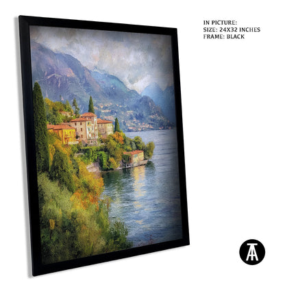Sample Artwork in Black Frame