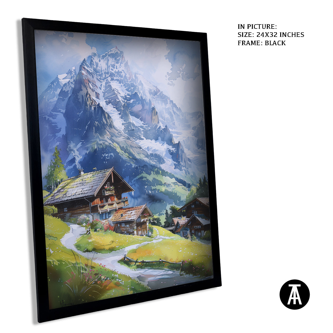 Artwork in Metal Earling Silver Frame
