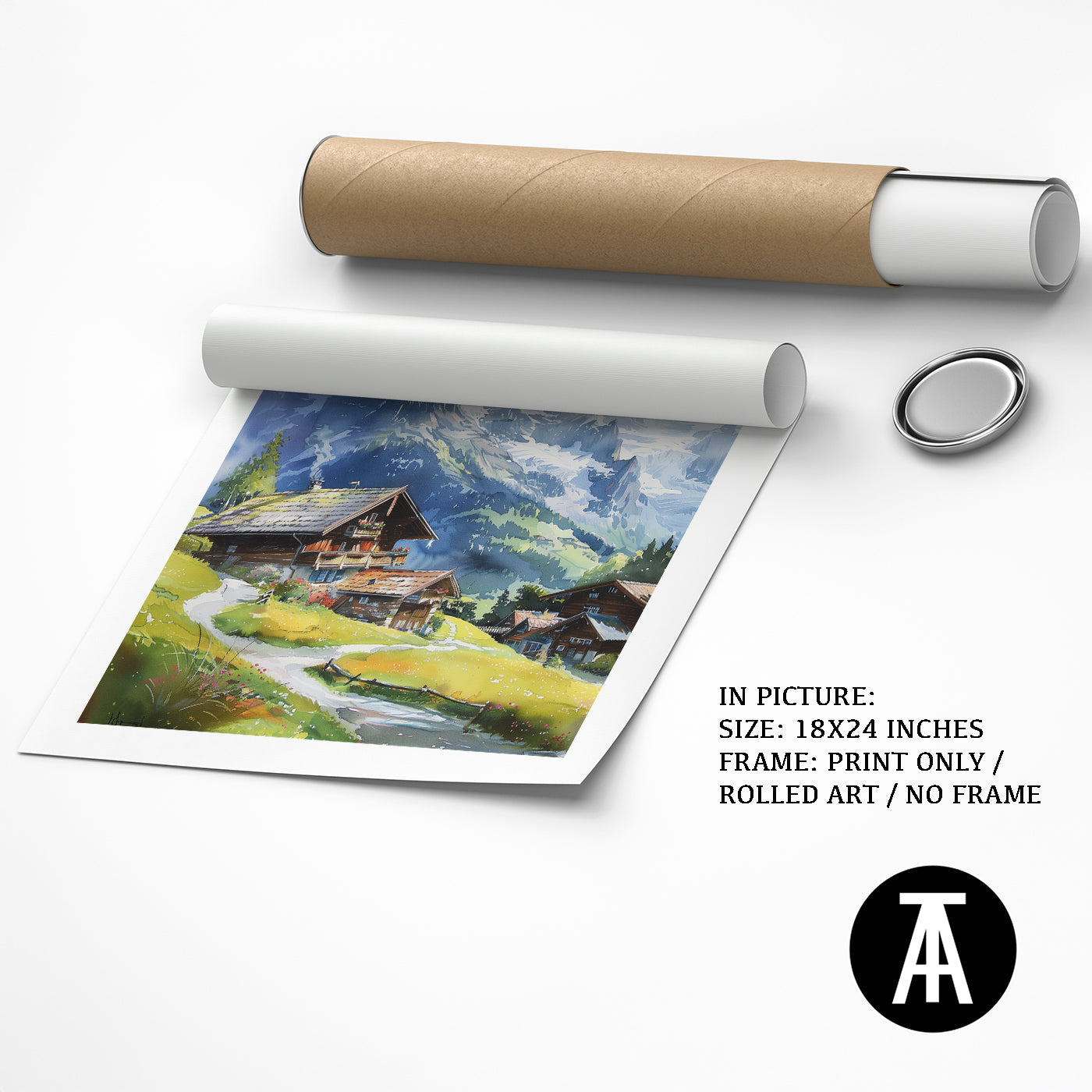 Artwork as Print Only or Rolled Art