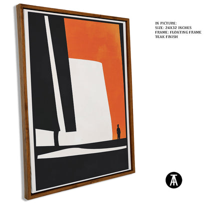 Sample Artwork in Floating Frame