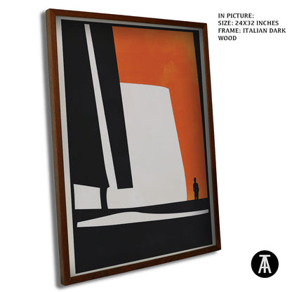Sample Artwork in Italian Wood Framing Dark