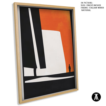 Sample Artwork in Italian Wood Framing Natural