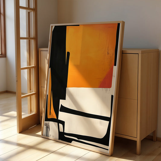 Abstract Painting for Home Amber Wish by NYC Abstract