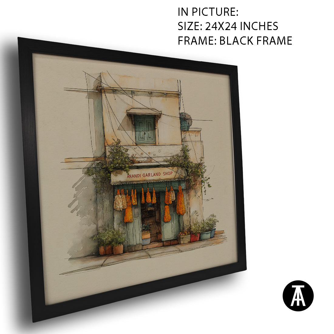 Artwork in Black Frame