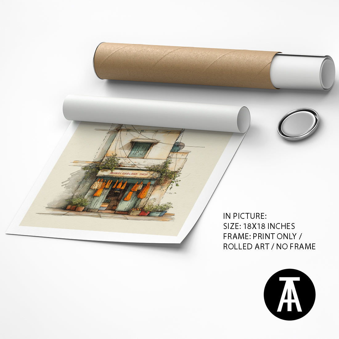 Artwork as Print Only / Rolled Art