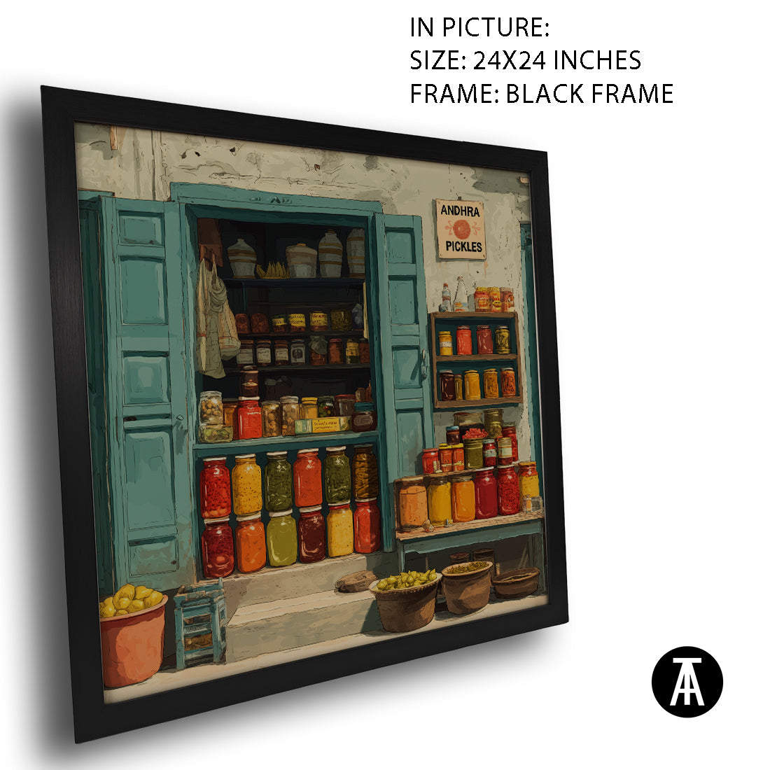 Artwork in Black Frame