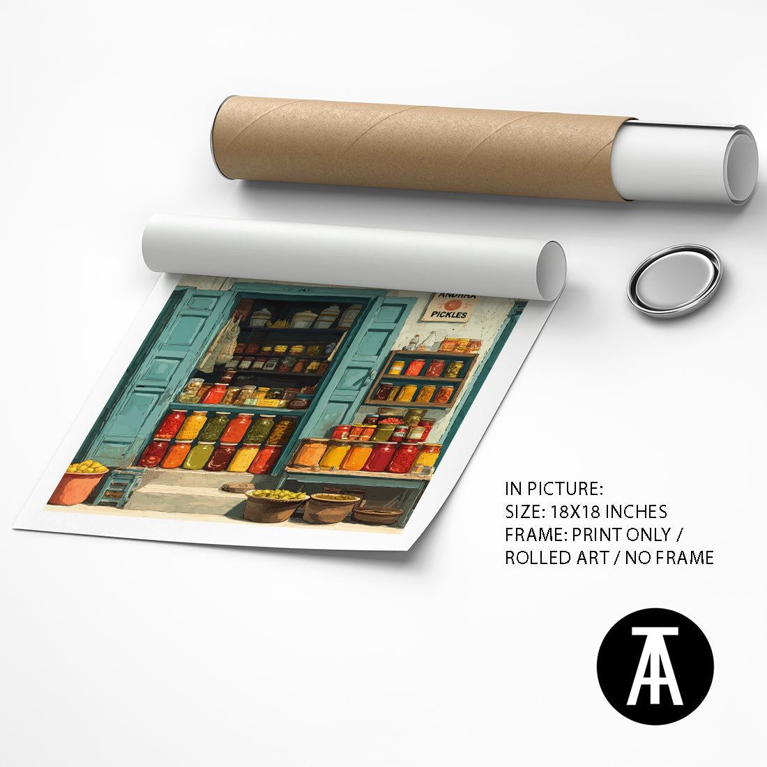 Artwork as Print Only / Rolled Art