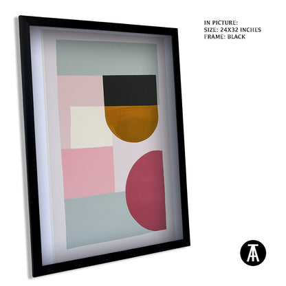 Sample Artwork in Black Frame