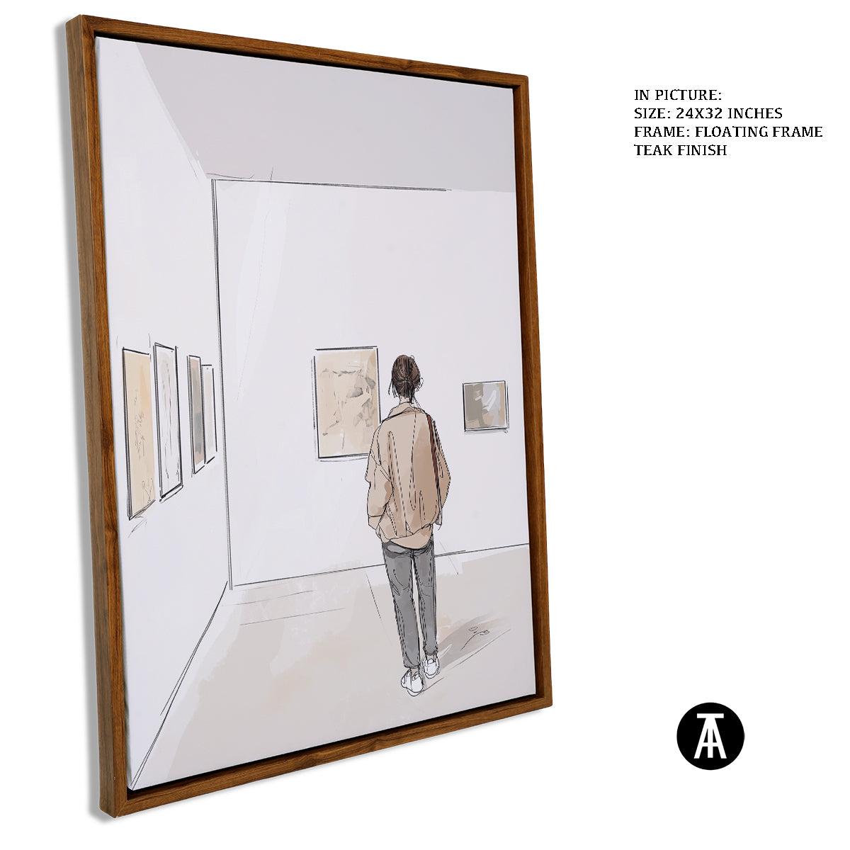 Artwork in Floating Frame