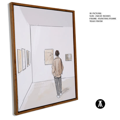 Artwork in Floating Frame