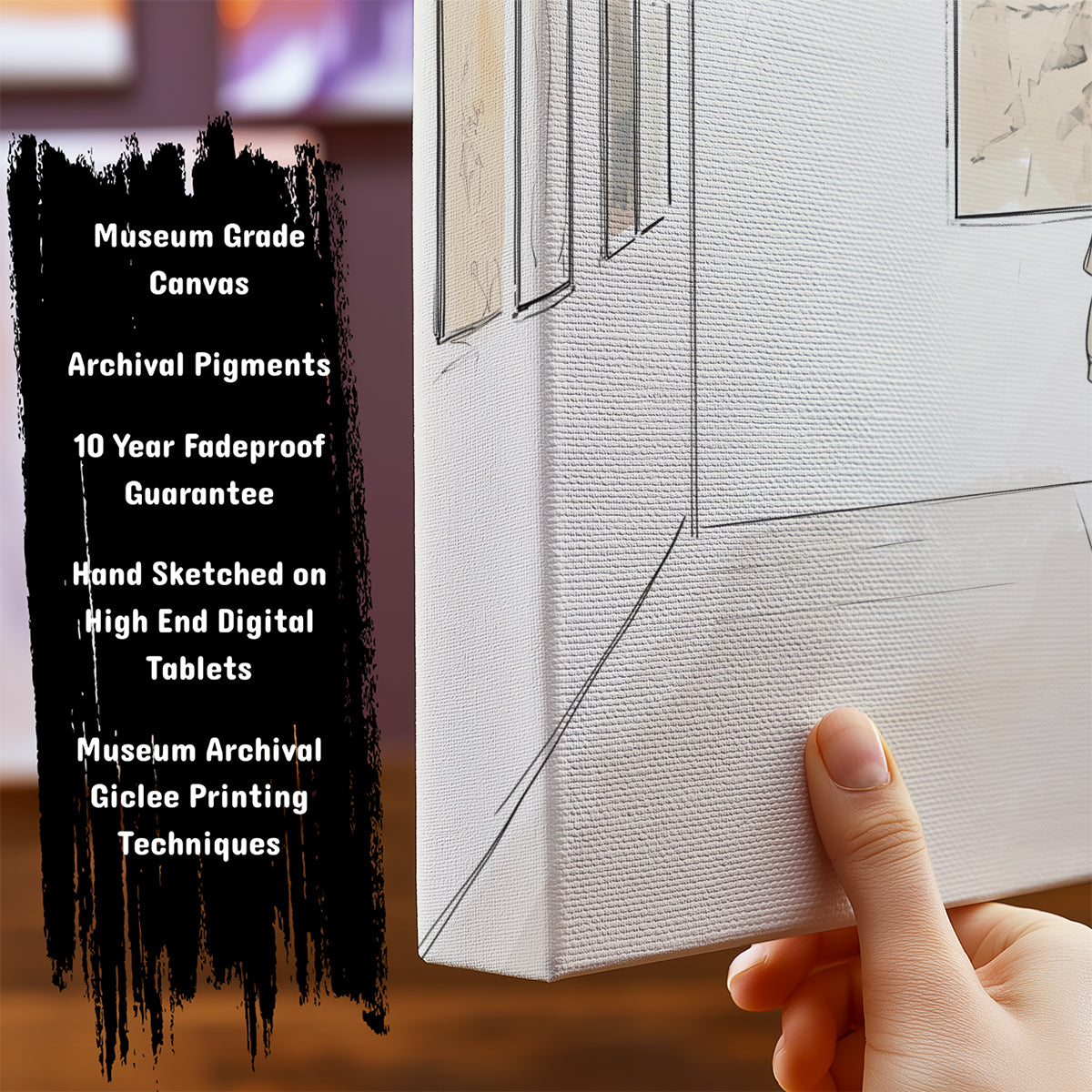 Information about Minimalist Canvas Art Print