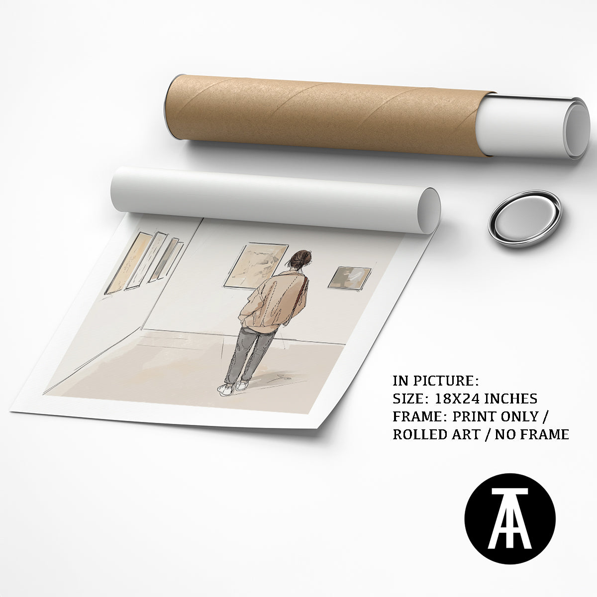 Artwork as Print Only or Rolled Art
