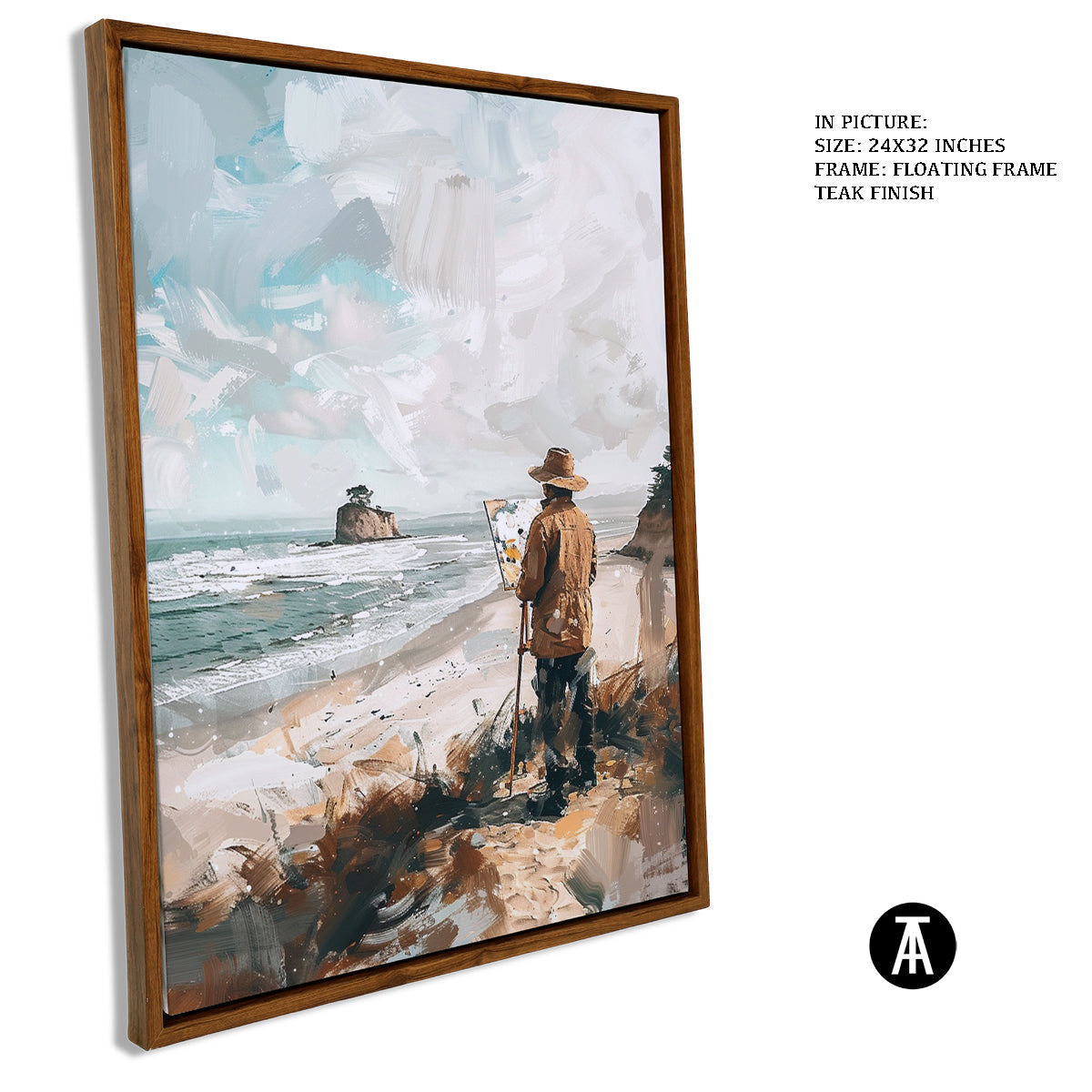 Artwork in Floating Frame