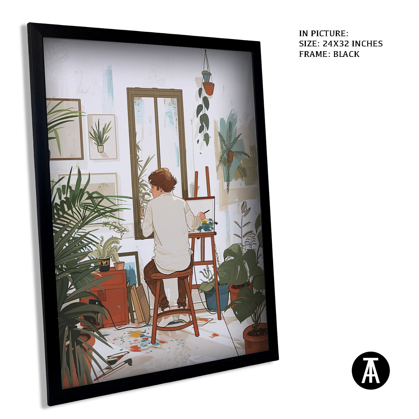 Artwork in Black Frame