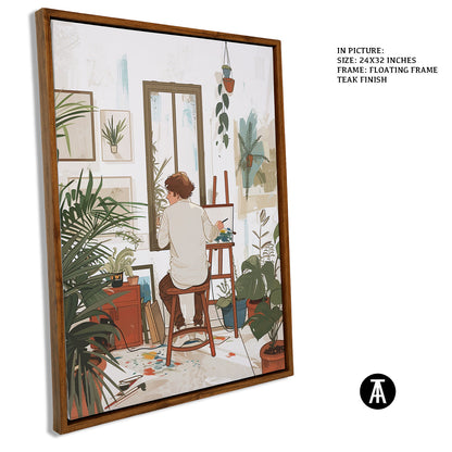 Artwork in Floating Frame