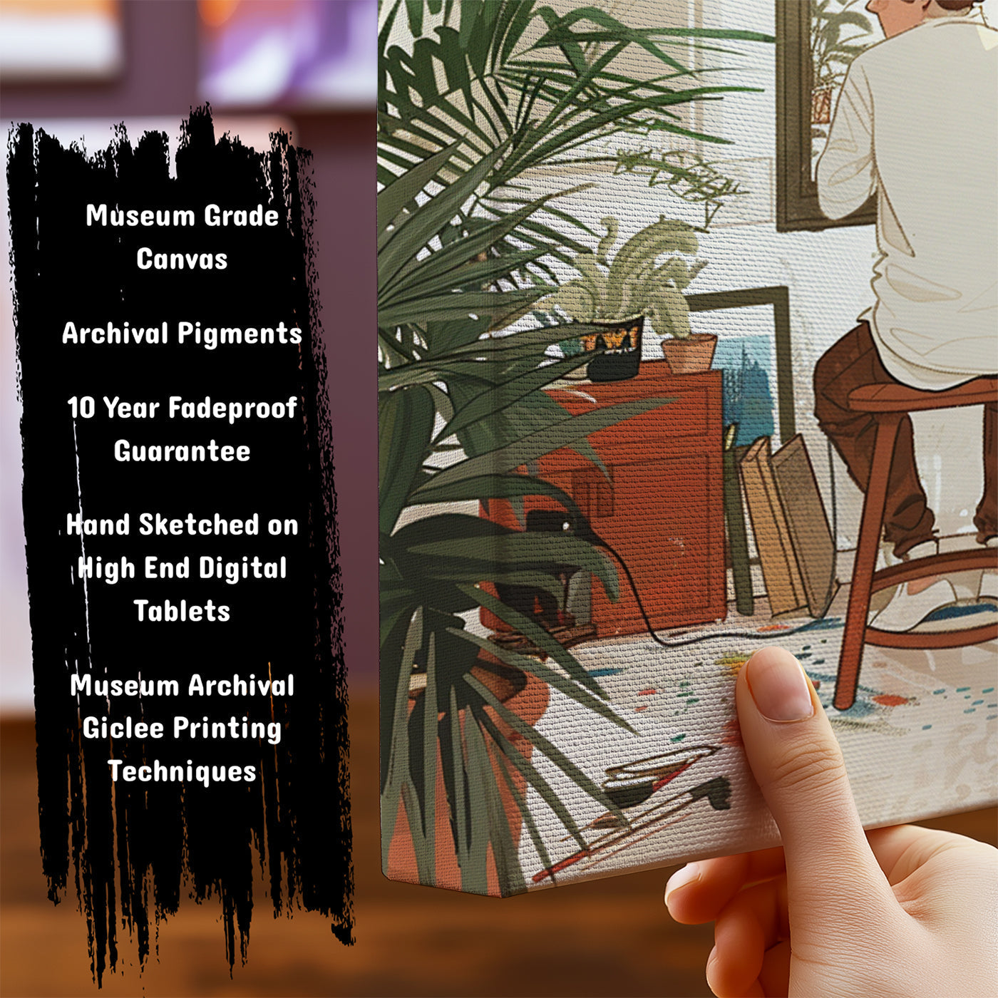 Information about Boho Art Canvas Art Print