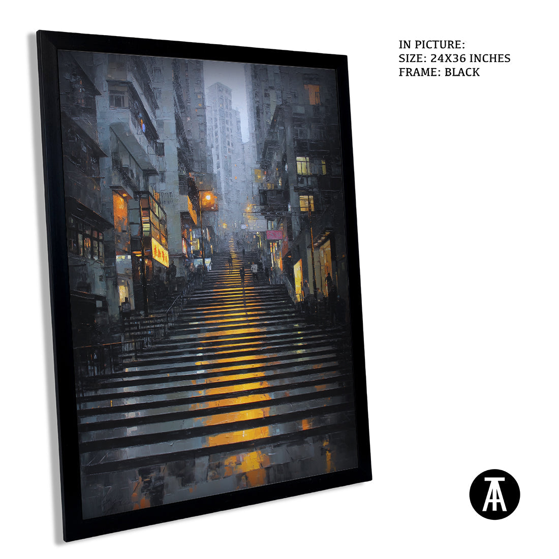 Artwork in Metal Earling Silver Frame