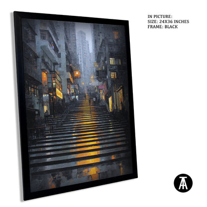 Artwork in Metal Earling Silver Frame