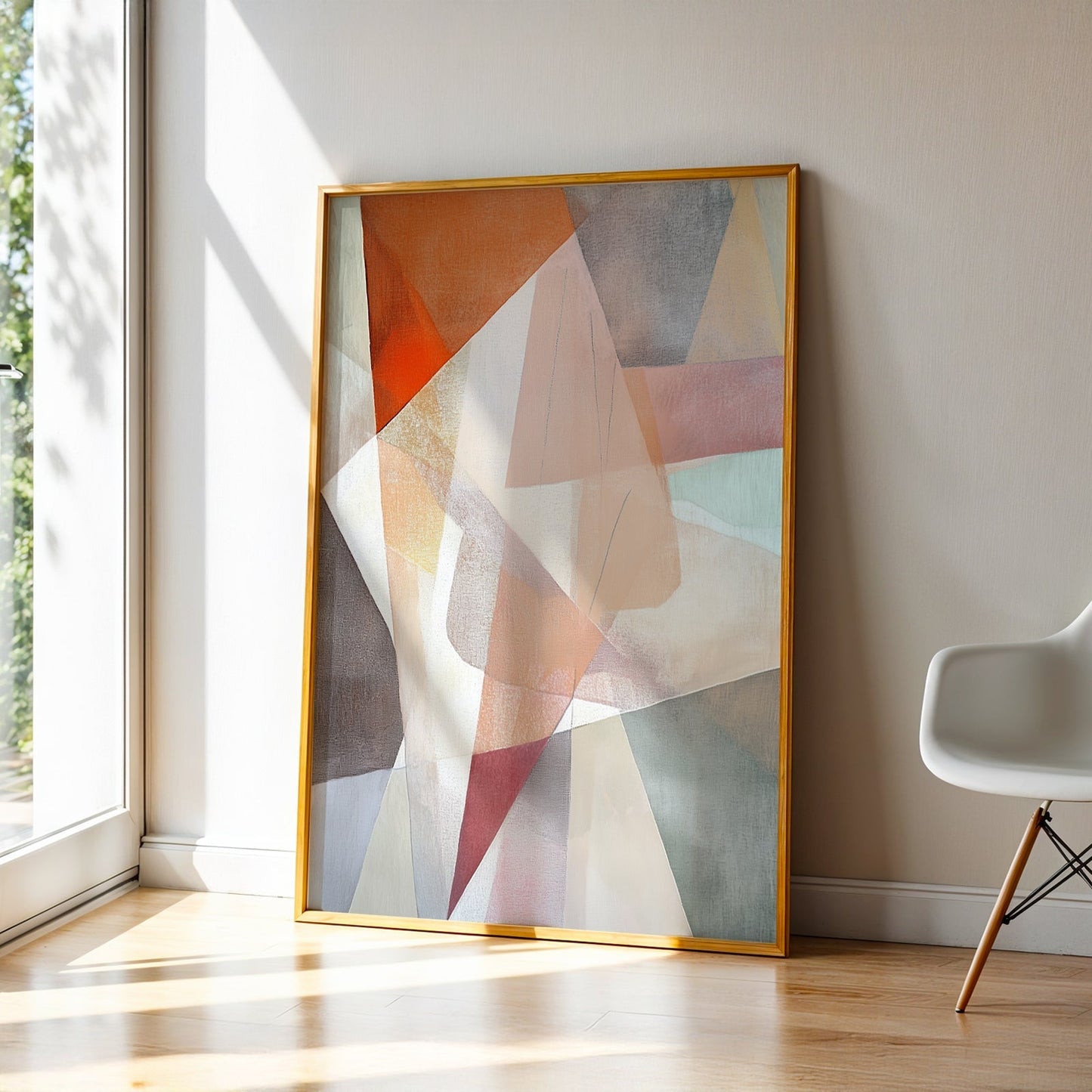 Abstract Art in a Lifestyle Setting Astral Weave by NYC Abstract