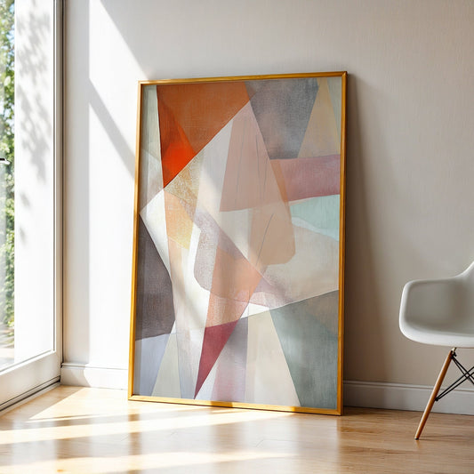 Abstract Art in a Lifestyle Setting Astral Weave by NYC Abstract