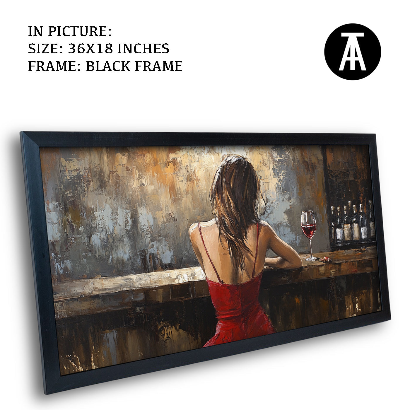 Artwork in Metal Earling Silver Frame