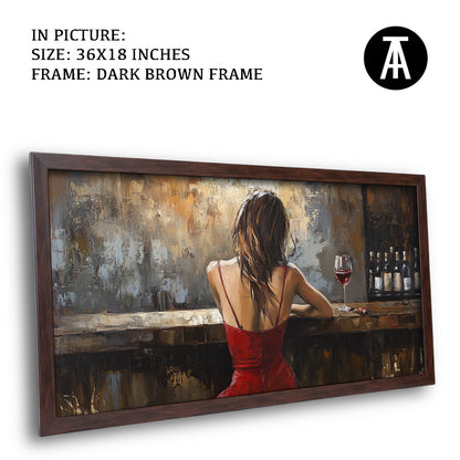Artwork in Metal Champagne Gold Frame