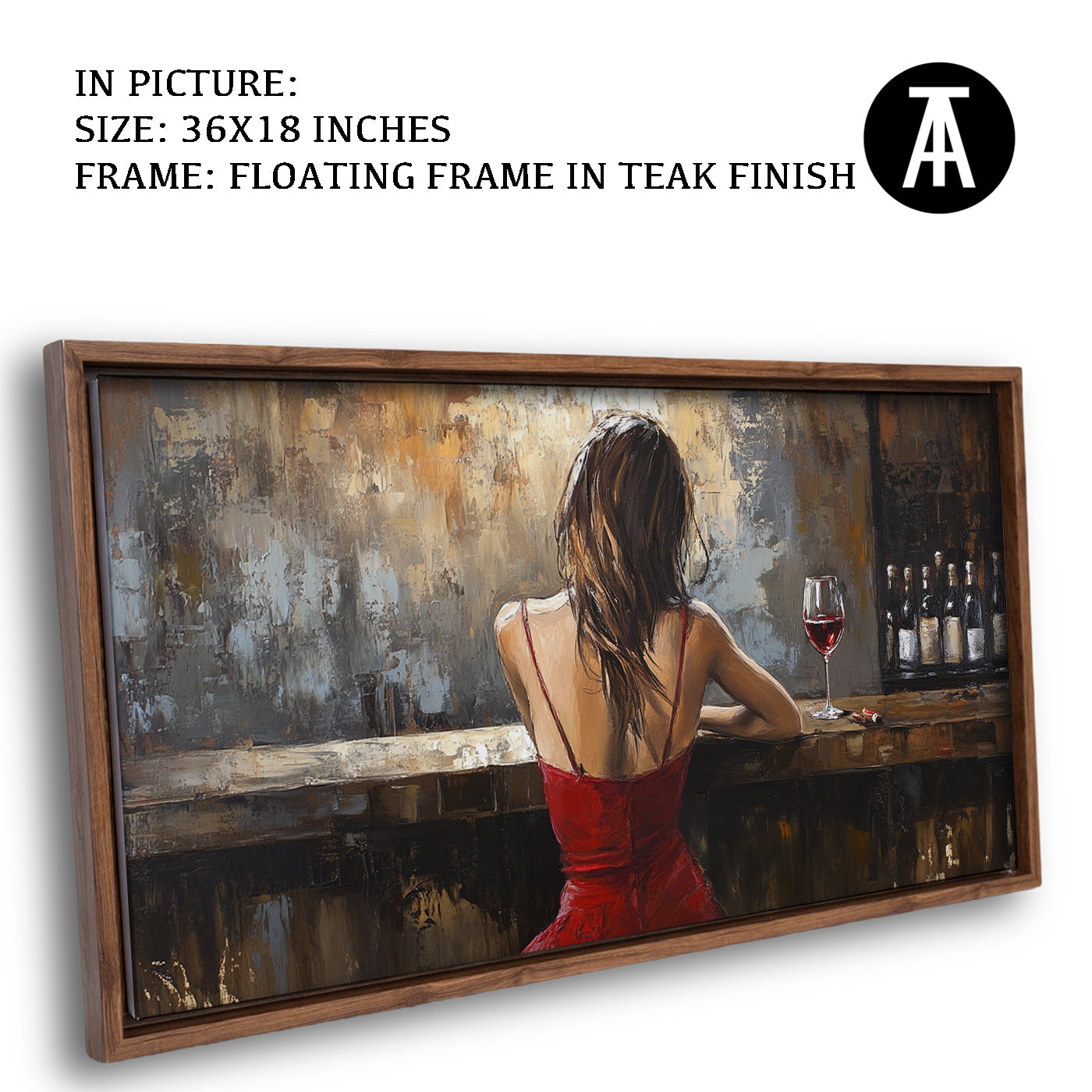 Artwork in Floating Frame